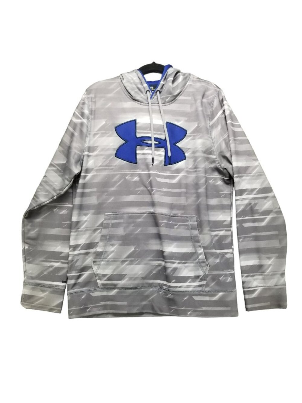 Under Armour Shirt Mens Medium Gray Loose Fit Pullover Sweatshirt Hoodie *Read*
